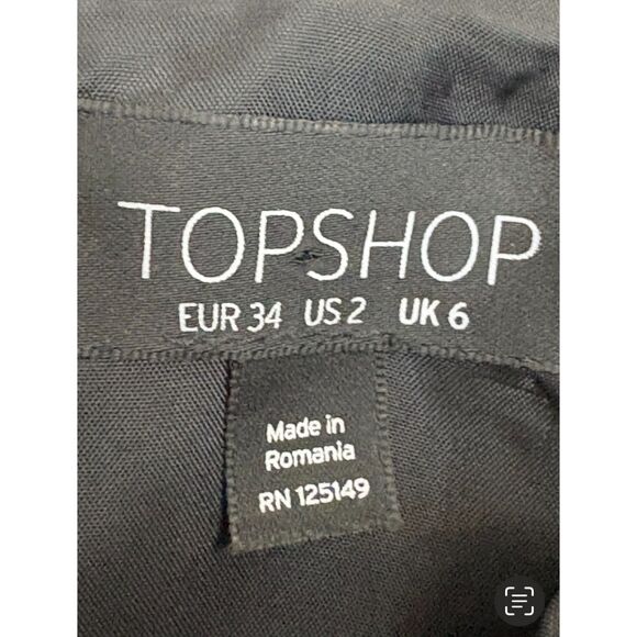 TOPSHOP Royal Blue Spaghetti Strap Satin Mini Dress Prom Cocktail Formal sz 2 - Picture 7 of 10